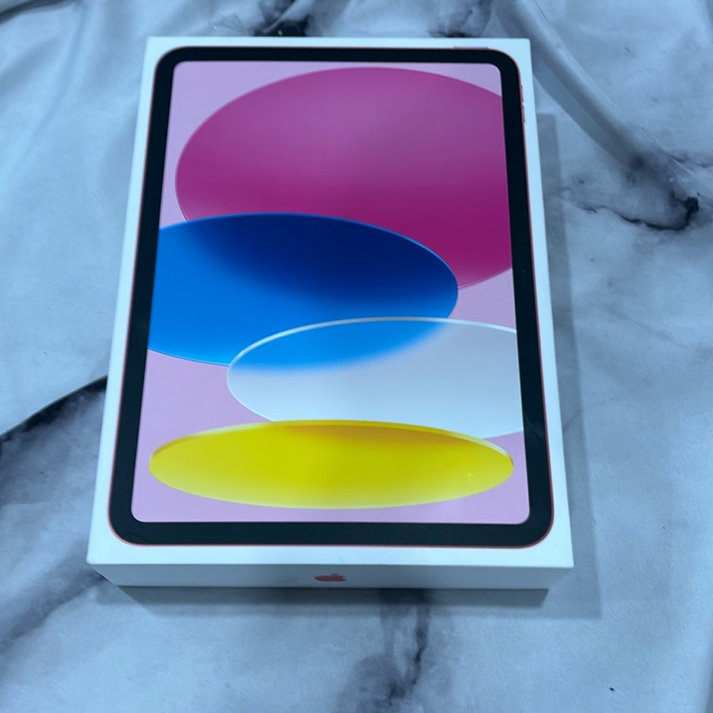 EMPTY pink ipad box